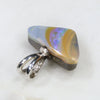 Australian Boulder Opal Silver Pendant with Silver Chain (9mm x 14mm) Code -SPA285
