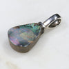 Australian Boulder Opal Silver Loop Pendant with Silver Chain Code -SPA288