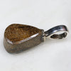 Australian Boulder Opal Silver Loop Pendant with Silver Chain Code -SPA288
