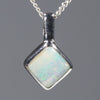 Natural Australian Solid Boulder Opal Pendant