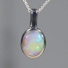 Natural Australian Boulder Opal Silver Pendant with Silver Chain Code -SDA256