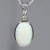 Natural White Opal Pendant