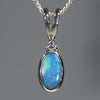 Opal Pendant with Diamond