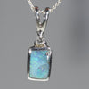 Australian Opal Pendant Silver