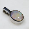Natural Australian Boulder Opal Silver Pendant with Silver Chain Code -SDA256