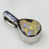 Natural Australian Boulder Opal Silver Pendant with Silver Chain Code -SD35