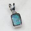 Natural Australian lder Opal Silver Pendant