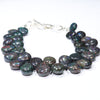 Australian Sandstone Opal Matrix  Bracelet 16.5cm-18cm Code BR593