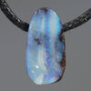 Natural Australian Boulder Opal Pendant (length 17mm x width 8mm) Code-SD416