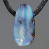 Natural Australian Boulder Opal Pendant (length 17mm x width 8mm) Code-SD416