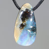 Natural Australian Boulder Opal Pendant (length 27mm x width 14mm) Code-SD429
