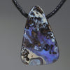 Natural Australian Boulder Opal Pendant (length 26mm x width 16mm) Code-SD445