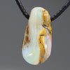 Natural Australian Solid Boulder Opal Side Drill Pendant