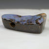 Solid Opal Side Drill Pendant Side View