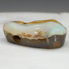 Solid Opal Side Drill Pendant Side View