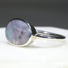 Silver Opal Ring Side View