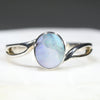 Australian Opal Silver Ring