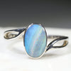  Sterling Silver Blue Opal Ring