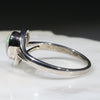 Silver Opal Ring Side View