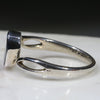 Natural Australian Boulder Opal Silver Ring - Size 11.5 Code - R257