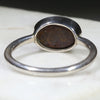 Natural Australian Boulder Opal Silver Ring - Size 10 Code - R246