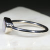 Natural Australian Boulder Opal Silver Ring - Size 11.5 Code - R243