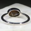 Natural Australian Boulder Opal Silver Ring - Size 11.5 Code - R243