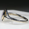 Silver Opal Ring Side View