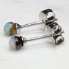 Australian Boulder Opal Silver Earring Studs Code -SE516