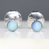 Australian Boulder Opal Silver Earring Studs Code -SE516
