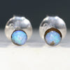 Australian Boulder Opal Silver Earring Studs Code -SE525