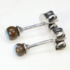 Australian Boulder Opal Silver Earring Studs Code -SE525