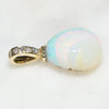 Gold Opal Pendant Front