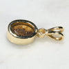Natural Australian Boulder Opal and Diamond 18k Gold Pendant Code -GPA144