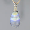 Australian Boulder  Opal and Diamond Gold Pendant Code - GPA153