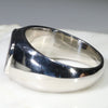 Natural Boulder Opal Mens Silver Ring -Size 11.5 Code-SM78