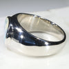 Natural Boulder Opal Mens Silver Ring -Size 12.5 Code-SM77