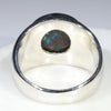 Natural Boulder Opal Matrix Mens Silver Ring -Size 20 (very large) Code-SM4