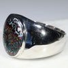 Sterling Silver - Solid Matrix Opal