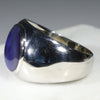 Natural Boulder Opal Mens Silver Ring -Size 13 Code-SM71