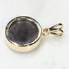 Natural  Australian Boulder Opal  and Diamond Gold Pendant Code -GPA141
