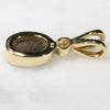 Natural Australian Boulder Opal and Diamond 18k Gold Pendant Code -GPA137