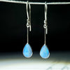 Natural Australian Boulder Opal  Silver  Earrings