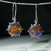Australian Opal Matrix Silver Earrings