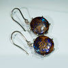 Australian Opal Matrix Silver Earrings