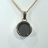 Natural Australian  Boulder Opal Gold Pendant