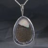 Natural Australian Boulder Opal Silver Pendant with Silver Chain