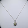 Natural Australian Boulder Opal Silver Pendant with Silver Chain