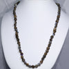 Natural Boulder Opal 18" Long, Beaded Necklace