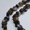 Natural Boulder Opal 18" Long, Beaded Necklace